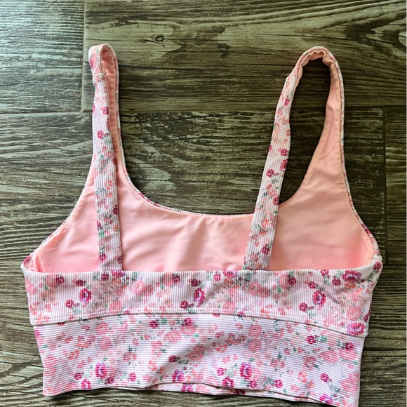 Beach Rio x LoveShackFancy Size Small Anna Ribbed Bra - Picture 3 of 5